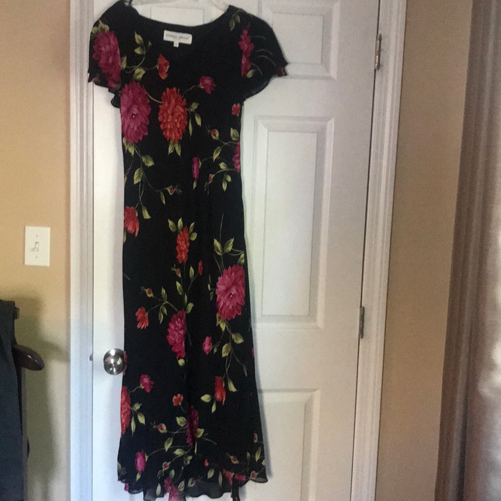 Long floral dress